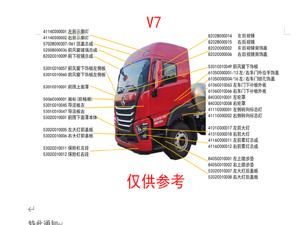 大运重卡V7